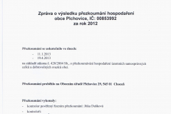 Zpráva o výsledku přezkoumání1